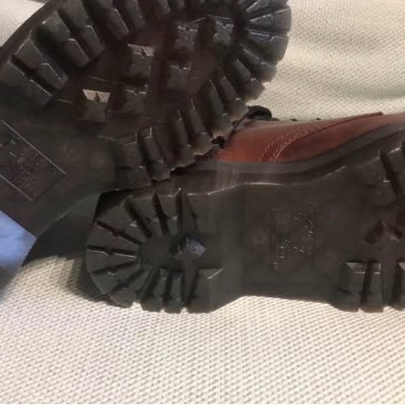 NWT Dr. Martens Jadon Brown Pull Up Leather Boots - Picture 6 of 8